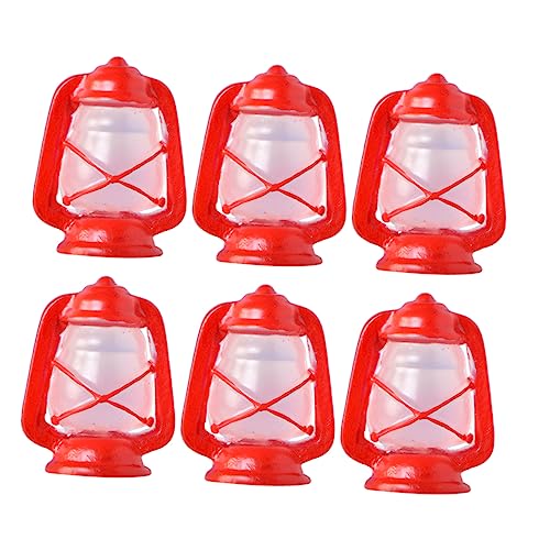 OSOLADY 6Stücke Retro Miniatur Kerosinlampen aus Harz für Puppenhaus Dekoration Vintage Laterne für Modelle Langlebig und OSOLADY 6Stücke Retro Miniatur Kerosinlampen aus Harz für Puppenhaus Dekoration Vintage Laterne für Modelle Langlebig und von OSOLADY