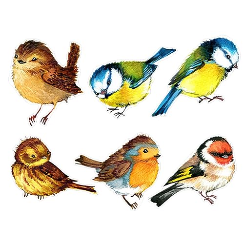 OSOLADY 6Stücke Statische Fensteraufkleber zur Verhinderung von Vogelschlag Abnehmbar für Wohnräume Badezimmer Schlafzimmer Büro Effektiver Vogelschutz OSOLADY 6Stücke Statische Fensteraufkleber zur Verhinderung von Vogelschlag Abnehmbar für Wohnräume Badezimmer Schlafzimmer Büro Effektiver Vogelschutz von OSOLADY