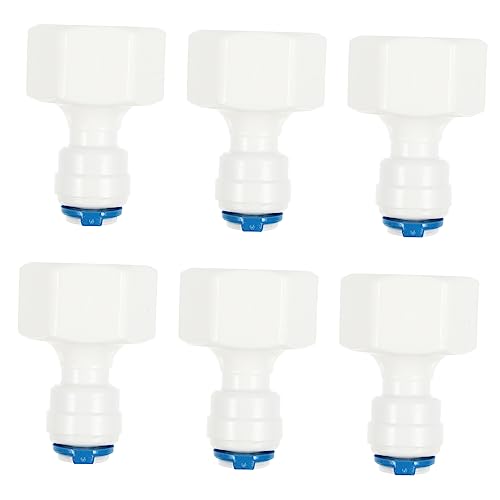 OSOLADY 6Stücke Teiliges Schnellanschluss Adapter für Wasserfilter Anpassungsstecker für Umkehrosmose Wasserreinigungssysteme Innengewinde Außengewinde OSOLADY 6Stücke Teiliges Schnellanschluss Adapter für Wasserfilter Anpassungsstecker für Umkehrosmose Wasserreinigungssysteme Innengewinde Außengewinde von OSOLADY