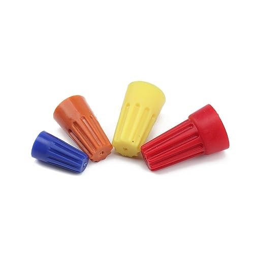 OSOLADY 70Stücke Elektrischer Drahtanschluss Twist Connector Cap mit Federeinsatz Wasserdichtes Sortiment für Kabelverbindungen Heimkino Lautsprecher und von OSOLADY