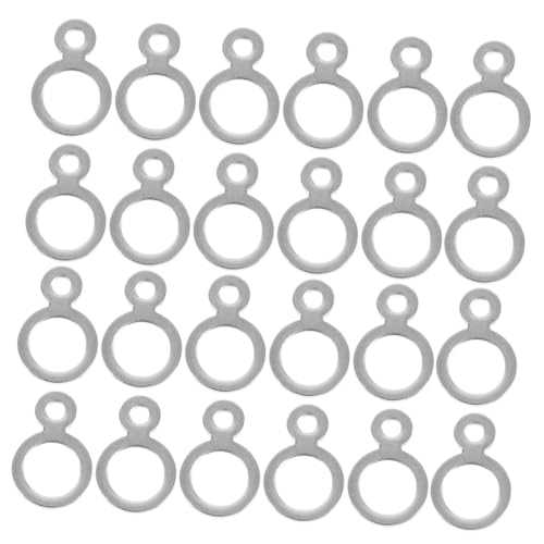 OSOLADY 50stücke Form Verschluss Ringe Haken Stecker Form Verschluss Clips Jigging Ringe Angeln Köder Werkzeuge Aus Hochwertigem Material Für Angelschnüre Und Köder Montage von OSOLADY