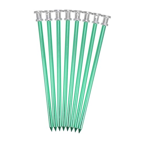 OSOLADY 8Stücke Aluminium Zeltheringe Langlebig für Camping Strand und Harten Boden Hochwertige Zeltpfähle zur Befestigung von Seilen und Stützzelten OSOLADY 8Stücke Aluminium Zeltheringe Langlebig für Camping Strand und Harten Boden Hochwertige Zeltpfähle zur Befestigung von Seilen und Stützzelten von OSOLADY
