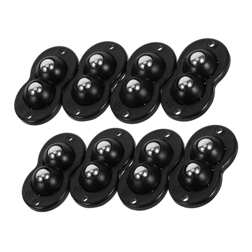 OSOLADY 8pcs Selbstkleber Räder Doppelkugellager Räder Für Küchengeräte Möbel Müll Können Rotierende Mini -rollräder Kasten von OSOLADY