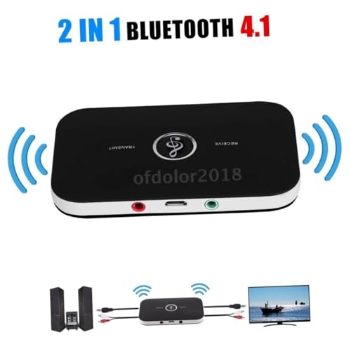 OSOLADY Adapter Transmitter Receiver für Aux Kabelloses Audio für Tv Auto Heimstereoanlage Farbige Zubehörteile Zufällig Schwarz Zufällige Farbe OSOLADY Adapter Transmitter Receiver für Aux Kabelloses Audio für Tv Auto Heimstereoanlage Farbige Zubehörteile Zufällig Schwarz Zufällige Farbe von OSOLADY