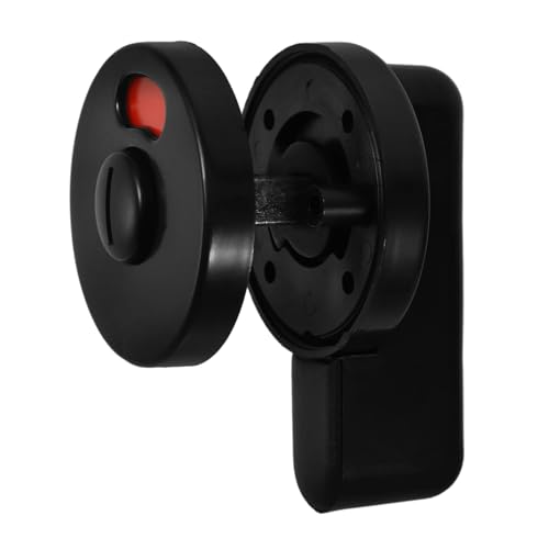 OSOLADY Badezimmer-anzeigeschloss Türgriffschloss Türverriegelung Der Badezimmerkabine Scheunentorschlösser Für Badezimmer Schloss Für Badezimmertür Toilettenschlösser Nylon Black von OSOLADY