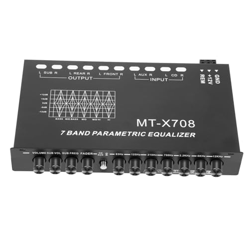 OSOLADY Band Auto Equalizer Einstellbar Präzise Klangregelung Kompakter Metall Equalizer Für Auto Stereo Subwoofer Optimiert Für Verbesserte Audioqualität OSOLADY Band Auto Equalizer Einstellbar Präzise Klangregelung Kompakter Metall Equalizer Für Auto Stereo Subwoofer Optimiert Für Verbesserte Audioqualität von OSOLADY