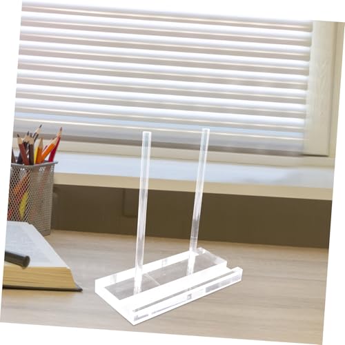 OSOLADY Buchhalter Transparent Klarer Displayständer aus Robustem Kunststoff für Rezepte Bücher Tablets Menüs für Zuhause Büro von OSOLADY