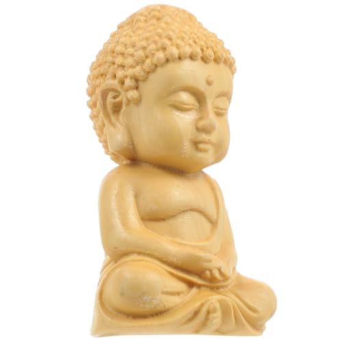 OSOLADY Buddha Statue Aus Zedernholz Handgefertigte Buddha Figur Für Meditation Und Dekoration Glücksbringer Skulptur Für Büro Im Zen OSOLADY Buddha Statue Aus Zedernholz Handgefertigte Buddha Figur Für Meditation Und Dekoration Glücksbringer Skulptur Für Büro Im Zen von OSOLADY