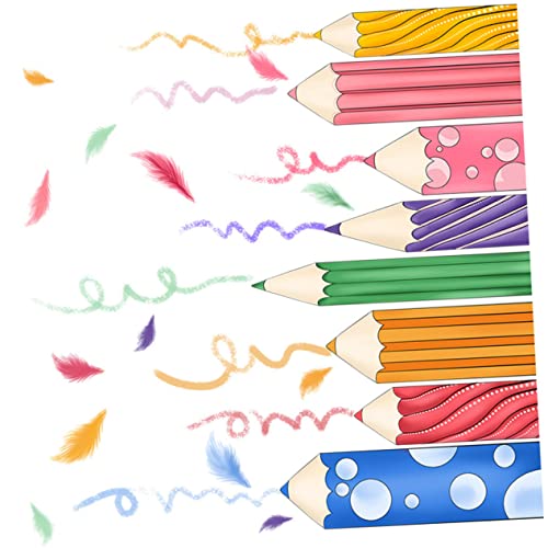 OSOLADY Buntstifte Wandtattoo für Kinderzimmer Selbstklebendes Wandabziehbild für Kindergarten Spielzimmer Abnehmbar und Langlebig OSOLADY Buntstifte Wandtattoo für Kinderzimmer Selbstklebendes Wandabziehbild für Kindergarten Spielzimmer Abnehmbar und Langlebig von OSOLADY