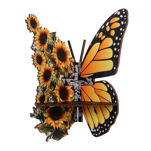 OSOLADY Butterfly Wandregal Aus Holz Eckregal Mit Schwebendem Design Für Zur Präsentation Von Kristallen Und Dekorationen Vielseitig Einsetzbar Wohnräumen Schlafzimmer Und Mehr OSOLADY Butterfly Wandregal Aus Holz Eckregal Mit Schwebendem Design Für Zur Präsentation Von Kristallen Und Dekorationen Vielseitig Einsetzbar Wohnräumen Schlafzimmer Und Mehr von OSOLADY