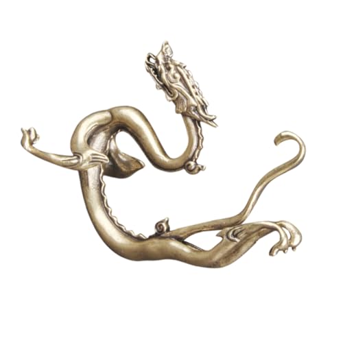 OSOLADY Chilong Ornamente Skulptur Statuen Sammler Kleine Drachen Spielzeuge Drache Z Figur Wohndekor Statuen Tierkreis Tischplatte Mini Drachenstatue Drachendekor Messing Golden OSOLADY Chilong Ornamente Skulptur Statuen Sammler Kleine Drachen Spielzeuge Drache Z Figur Wohndekor Statuen Tierkreis Tischplatte Mini Drachenstatue Drachendekor Messing Golden von OSOLADY
