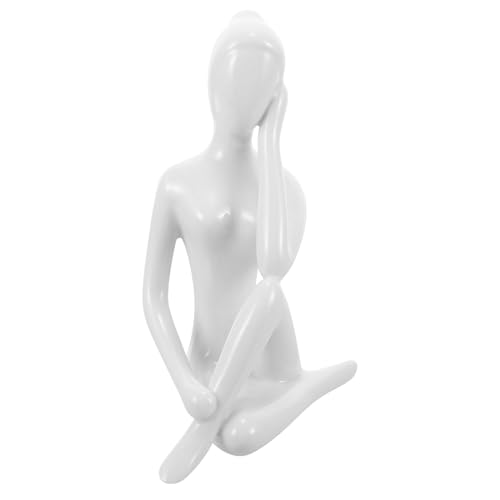OSOLADY Dekorative Yoga Skulptur Yoga Statue für Stilvolle Heimdekoration Minimalistisches Kunstdekor für Yoga und Freunde OSOLADY Dekorative Yoga Skulptur Yoga Statue für Stilvolle Heimdekoration Minimalistisches Kunstdekor für Yoga und Freunde von OSOLADY