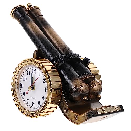 OSOLADY Desktop Kanonenförmige Retro Wecker Vintage Tischuhr für Nachttischdekoration Kreatives zur Graduierung für Freunde und Familie Batteriebetrieben Stilvolle OSOLADY Desktop Kanonenförmige Retro Wecker Vintage Tischuhr für Nachttischdekoration Kreatives zur Graduierung für Freunde und Familie Batteriebetrieben Stilvolle von OSOLADY
