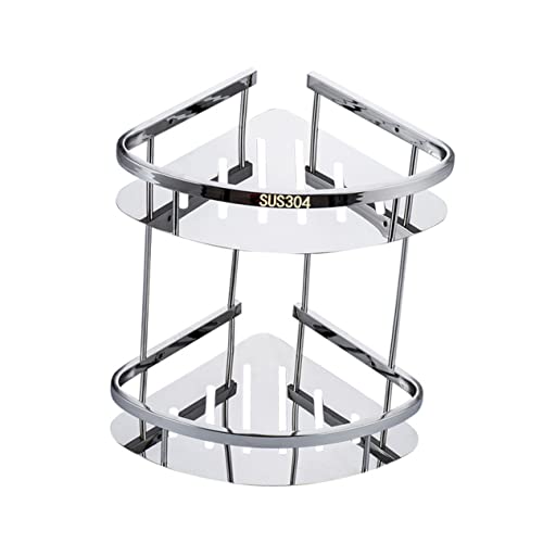 OSOLADY Doppelschicht Eckkorb Badezimmerständer Wasserdichtes Organizer Regal Robustes Material Platzsparendes Design für Ihre Multifunktionale OSOLADY Doppelschicht Eckkorb Badezimmerständer Wasserdichtes Organizer Regal Robustes Material Platzsparendes Design für Ihre Multifunktionale von OSOLADY