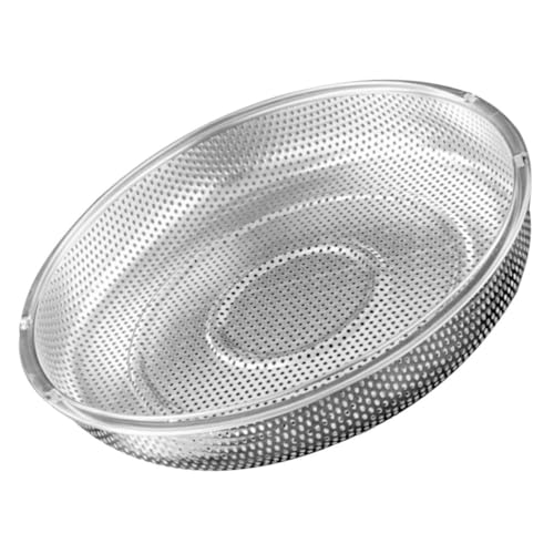 OSOLADY Edelstahl Dampfkorb mit Griff Perforierter Dampfeinsatz für Kochtöpfe Gleichmäßiges Garen von Gemüse Dampfdämpfer für Gesunde Zubereitung von Knödeln und Reis von OSOLADY