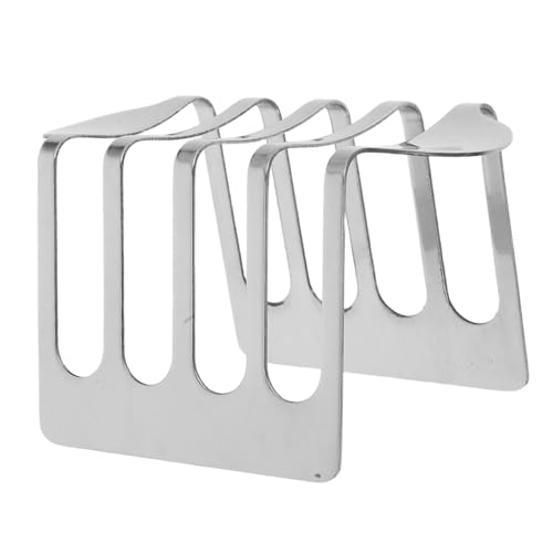 OSOLADY Edelstahl Toastständer Wiederverwendbar Küchenzubehör Brotaufbewahrung Scheiben Brothalter Multifunktional Tisch Organizer für Zuhause Restaurant von OSOLADY