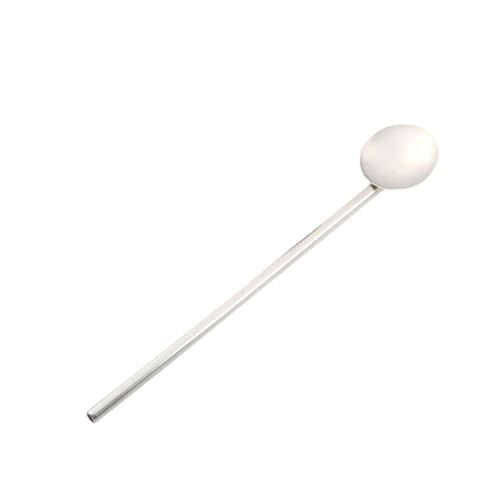 OSOLADY Edelstahl Trinkhalm Löffel Rostfrei Rundkopf Trinklöffel Wiederverwendbar für Kaffee Cocktail Smoothie Familienparty Outdoor Picknick OSOLADY Edelstahl Trinkhalm Löffel Rostfrei Rundkopf Trinklöffel Wiederverwendbar für Kaffee Cocktail Smoothie Familienparty Outdoor Picknick von OSOLADY