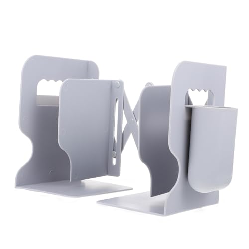 OSOLADY Einfacher Skalierbarer Buchständer mit Integriertem Stiftehalter Faltbares Desktop Regal aus Langlebigem Material Praktisches Aufbewahrungsrack für Büro und Zuhause Graue OSOLADY Einfacher Skalierbarer Buchständer mit Integriertem Stiftehalter Faltbares Desktop Regal aus Langlebigem Material Praktisches Aufbewahrungsrack für Büro und Zuhause Graue von OSOLADY