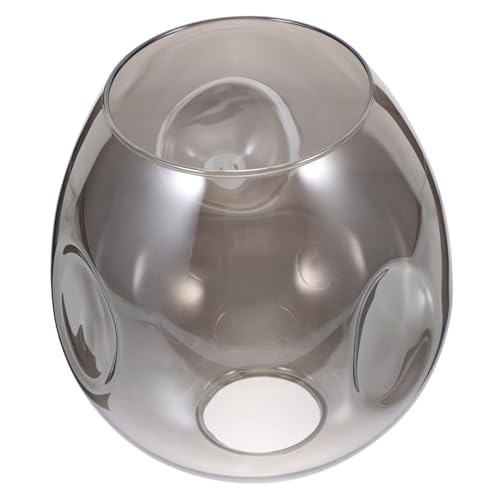 OSOLADY Elliptischer Glas Lampenschirm Rauchgrau Hängelampe Ersatzglas für Kronleuchter Pendelleuchte Wohnzimmer Küche Hotel Beleuchtung OSOLADY Elliptischer Glas Lampenschirm Rauchgrau Hängelampe Ersatzglas für Kronleuchter Pendelleuchte Wohnzimmer Küche Hotel Beleuchtung von OSOLADY