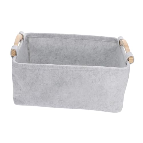 OSOLADY Faltbare Filz Aufbewahrungsbox mit Baumwollseilgriff Multifunktionaler Organizer für Kleidung Haustierspielzeug und Bürobedarf Stilvoller Aufbewahrungskorb für Wohnzimmer und OSOLADY Faltbare Filz Aufbewahrungsbox mit Baumwollseilgriff Multifunktionaler Organizer für Kleidung Haustierspielzeug und Bürobedarf Stilvoller Aufbewahrungskorb für Wohnzimmer und von OSOLADY