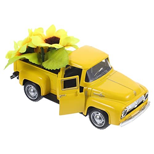 OSOLADY Metall Pickup Dekoration mit Sonnenblumen Gestuftes Tablett Rustikales LKW Ornament für Partytisch Vintage Tischdeko für Bauernhaus Robuste LKW Verzierungen OSOLADY Metall Pickup Dekoration mit Sonnenblumen Gestuftes Tablett Rustikales LKW Ornament für Partytisch Vintage Tischdeko für Bauernhaus Robuste LKW Verzierungen von OSOLADY