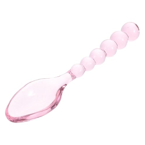 OSOLADY Glas Rührlöffel Klar Fein Poliert Teelöffel für Getränke Dessert Vielseitig für Bar Party Küche Geeignet von OSOLADY