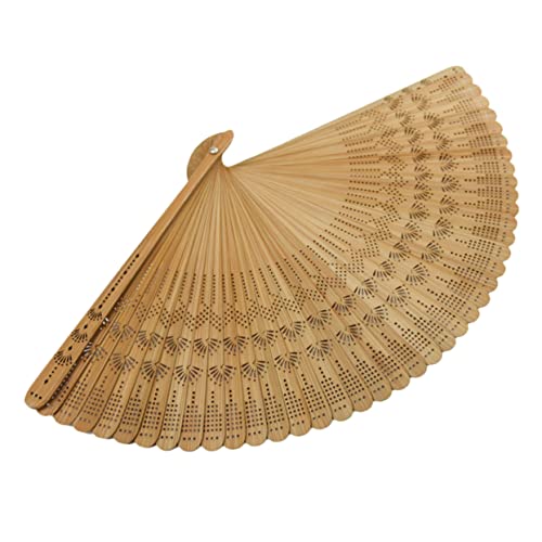OSOLADY Handgefertigter Klappfächer im Japanischen Stil Faltbarer Handfächer für Damen für Hochzeiten Tanz Fotografie und Sommerreisen von OSOLADY