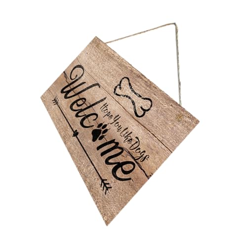 OSOLADY Hangtag Aus Holz Led-schild Willkommen Tür Dekorationen Mdf OSOLADY Hangtag Aus Holz Led-schild Willkommen Tür Dekorationen Mdf von OSOLADY
