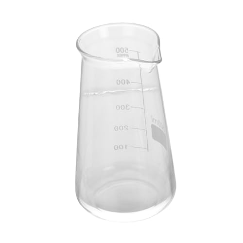 OSOLADY Hitzebeständiger Borosilikatglas Laborbecher Messbecher mit Klarer Langlebig Sicher für Experimente für Schule Laborbedarf OSOLADY Hitzebeständiger Borosilikatglas Laborbecher Messbecher mit Klarer Langlebig Sicher für Experimente für Schule Laborbedarf von OSOLADY
