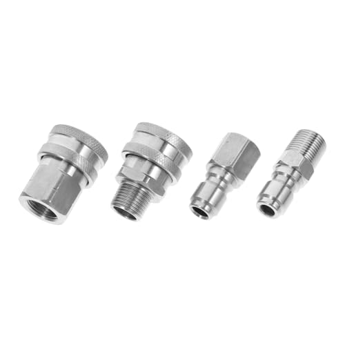 OSOLADY Hochdruckreiniger Adapter Schnellanschluss Wasserrohr Verbinder Npt Innen und Außengewinde Kompatibel für Garten und Hochdruckwasseranlagen OSOLADY Hochdruckreiniger Adapter Schnellanschluss Wasserrohr Verbinder Npt Innen und Außengewinde Kompatibel für Garten und Hochdruckwasseranlagen von OSOLADY