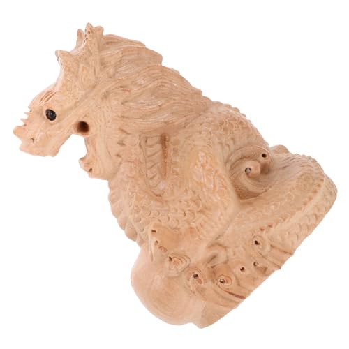 OSOLADY Holzschnitzerei Ornamente Drachenskulptur Figur Drachenfigur Drachenstatue Schreibtisch Reichtum Wohlstand Ornament Chinesischer Drache Holz Drachenornamente Drachenschmuck OSOLADY Holzschnitzerei Ornamente Drachenskulptur Figur Drachenfigur Drachenstatue Schreibtisch Reichtum Wohlstand Ornament Chinesischer Drache Holz Drachenornamente Drachenschmuck von OSOLADY