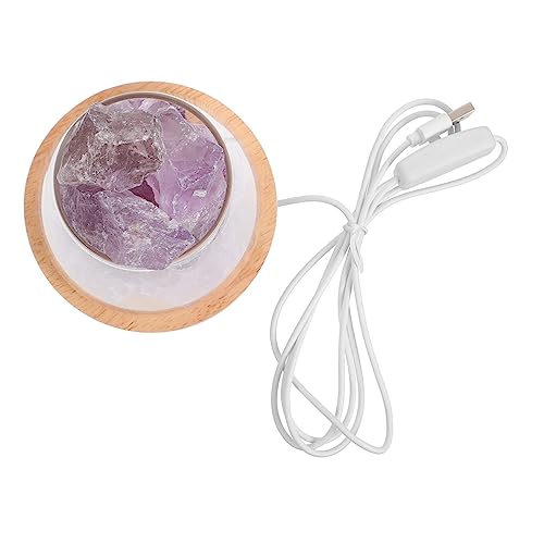 OSOLADY Home Aroma Lampe Dekorative Kristallstein Duftlampe mit Warmlicht für Schlafzimmer Badezimmer und Wohnzimmer ohne Ätherisches Öl für Entspannende Nächte von OSOLADY