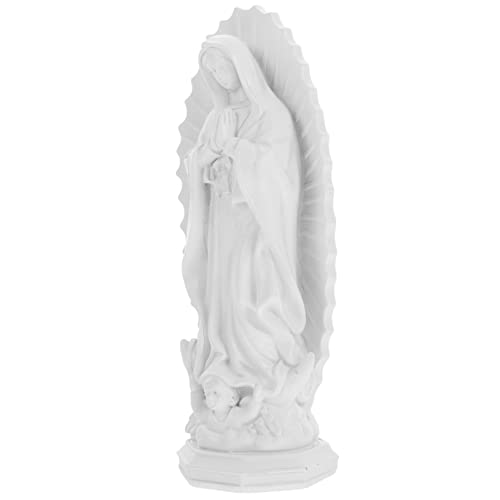 OSOLADY Jungfrau Statue aus Harz Desktop Dekoration für Kirche Zuhause und Büro Langlebiges Ornament für Gläubige und Freunde von OSOLADY