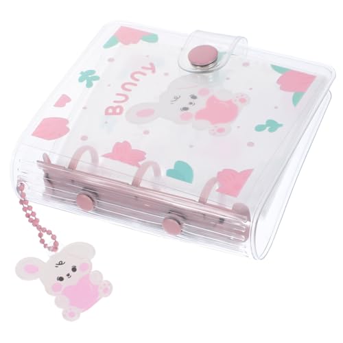 OSOLADY Karton Hase Fotokartenalbum PVC Diy Loseblatt Speicherbuch für Fotos Sticker und Karten Ring Ordner Mädchen Design für Sammler Aufbewahrung von Erinnerungen OSOLADY Karton Hase Fotokartenalbum PVC Diy Loseblatt Speicherbuch für Fotos Sticker und Karten Ring Ordner Mädchen Design für Sammler Aufbewahrung von Erinnerungen von OSOLADY
