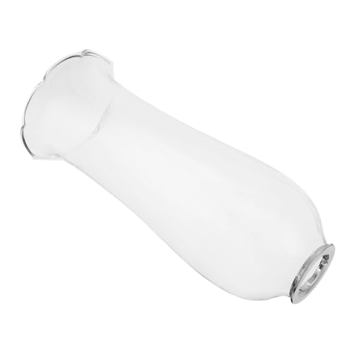 OSOLADY Winddichter Kerzenhalter Aus Glas Mundgeblasener Öllampenkamin Mit Vintage-petroleumlampenschirm – 8 5 X 21 cm von OSOLADY