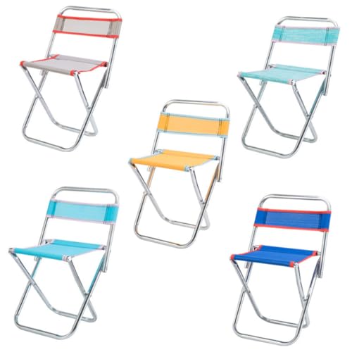 OSOLADY Klappbarer Angelhocker Outdoor Campingstuhl Tragbar und Leicht für Angeln Reisen und Outdoor Aktivitäten mit Zufälliger Farbwahl von OSOLADY