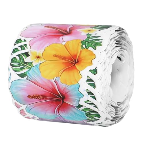 OSOLADY Klassenzimmer Pinnwand Bordüre mit Tropischen Blumen und Blattmustern Boho Stil Papierrolle Langlebig Dekorative Randgestaltung für Frühling und Sommer Vielseitige Designauswahl OSOLADY Klassenzimmer Pinnwand Bordüre mit Tropischen Blumen und Blattmustern Boho Stil Papierrolle Langlebig Dekorative Randgestaltung für Frühling und Sommer Vielseitige Designauswahl von OSOLADY