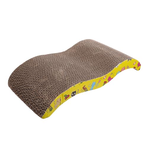 OSOLADY Kratzbrett Katze Wellpappe Katzenkratzspielzeug Katzenbett Hochdichte Kratzpappe Ausruhen für Katzen und Kätzchen OSOLADY Kratzbrett Katze Wellpappe Katzenkratzspielzeug Katzenbett Hochdichte Kratzpappe Ausruhen für Katzen und Kätzchen von OSOLADY