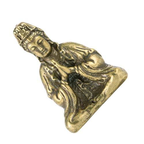 OSOLADY Kreative Messing Yin Statue Vintage Buddha Figur für Schreibtisch Büro Wohnraumdekoration für Meditation Stilvolle OSOLADY Kreative Messing Yin Statue Vintage Buddha Figur für Schreibtisch Büro Wohnraumdekoration für Meditation Stilvolle von OSOLADY