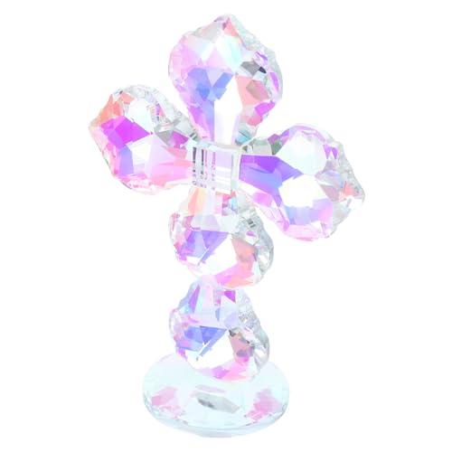 OSOLADY Kristallkreuz Ornament Heiliges Kruzifix Kreuzdekor Für Regal Kristallkruzifix Sammlerstück Desktop Kruzifix Statue Kristallkruzifix Religiöse Kruzifix Figur OSOLADY Kristallkreuz Ornament Heiliges Kruzifix Kreuzdekor Für Regal Kristallkruzifix Sammlerstück Desktop Kruzifix Statue Kristallkruzifix Religiöse Kruzifix Figur von OSOLADY