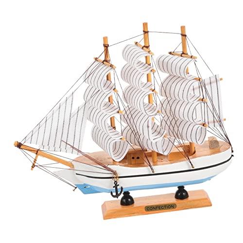 OSOLADY Mediterranes Segelboot Modell Aus Holz Nautische Dekoration Für Zuhause Als Für Freunde Für Esstisch Büro Und Schlafzimmer OSOLADY Mediterranes Segelboot Modell Aus Holz Nautische Dekoration Für Zuhause Als Für Freunde Für Esstisch Büro Und Schlafzimmer von OSOLADY