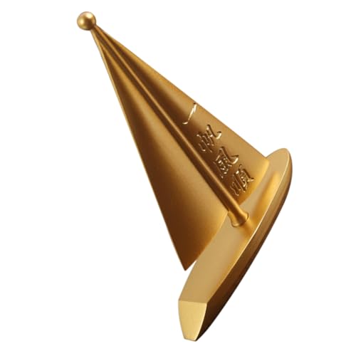 OSOLADY Messing Boot Figur Segelboot Dekoration Kleine Statue Haus Wohnzimmer Büro Schreibtisch Accessoires Nautische Ornamentdisplay Sammler von OSOLADY