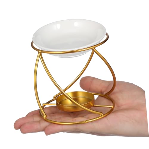 OSOLADY Metall Aromatherapie Duftlampe Wax Melt mit Teelichthalter für Schlafzimmer Diffuser Dekorativer Öl mit Elegantem Design Geschenkidee für Haus und Weihnachten OSOLADY Metall Aromatherapie Duftlampe Wax Melt mit Teelichthalter für Schlafzimmer Diffuser Dekorativer Öl mit Elegantem Design Geschenkidee für Haus und Weihnachten von OSOLADY