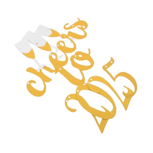 OSOLADY Neujahrsbanner Cheers To Glitzerndes Papier Wiederverwendbar Wetterfest Einfach zu Montieren Vielseitige Partydekoration für Innen und Außen für Silvesterfeier und Fotohintergründe OSOLADY Neujahrsbanner Cheers To Glitzerndes Papier Wiederverwendbar Wetterfest Einfach zu Montieren Vielseitige Partydekoration für Innen und Außen für Silvesterfeier und Fotohintergründe von OSOLADY