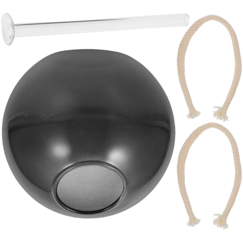 OSOLADY Öllampe aus Buntglas Innenraum Beleuchtung orangefarbene Masken solide Ablassschraube universelle Kaffeetassen Kerosinlampe Kugel-Öllampe Glas mit hohem Borosilikatgehalt OSOLADY Öllampe aus Buntglas Innenraum Beleuchtung orangefarbene Masken solide Ablassschraube universelle Kaffeetassen Kerosinlampe Kugel-Öllampe Glas mit hohem Borosilikatgehalt von OSOLADY