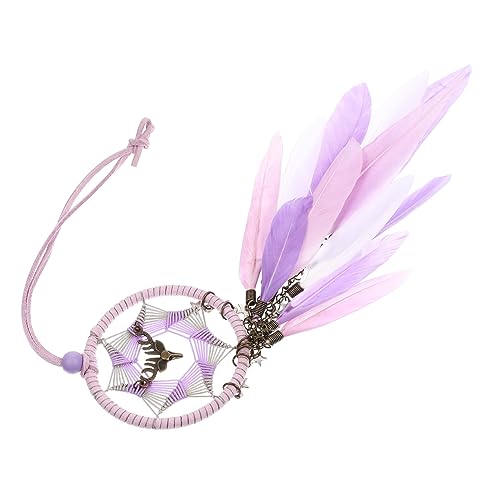 OSOLADY Outdoor- Aus Ornamente Buntes Baumelndes Für Fenster Dekorativ Klein Wohnaccessoires Dekoration Hängende Verzierung Wandbehang Schmücken Violett Eisen von OSOLADY