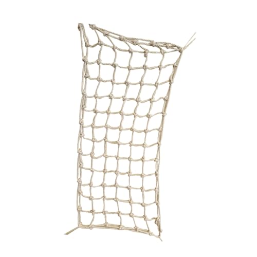 OSOLADY Parrot Kletternetz aus Robustem Hanfseil Bissfestes Vogelspielzeug für Große und Mittlere Papageien Langlebiges Kletterspielzeug Bewegung und Spielspaß im Käfig Einfache von OSOLADY