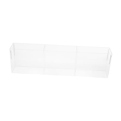 OSOLADY Präsentationsständer für Lottoscheine Grußkarten und Broschüren Transparenter Acryl Dokumentenständer mit Fächern Langlebig und Elegant für Schreibtisch von OSOLADY
