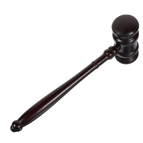 OSOLADY Richterhammer Holz Auktionshammer aus Holz mit Glatter Oberfläche Leicht Tragbar Langlebig für Auktionen und Gerichtsverfahren Geeignet OSOLADY Richterhammer Holz Auktionshammer aus Holz mit Glatter Oberfläche Leicht Tragbar Langlebig für Auktionen und Gerichtsverfahren Geeignet von OSOLADY