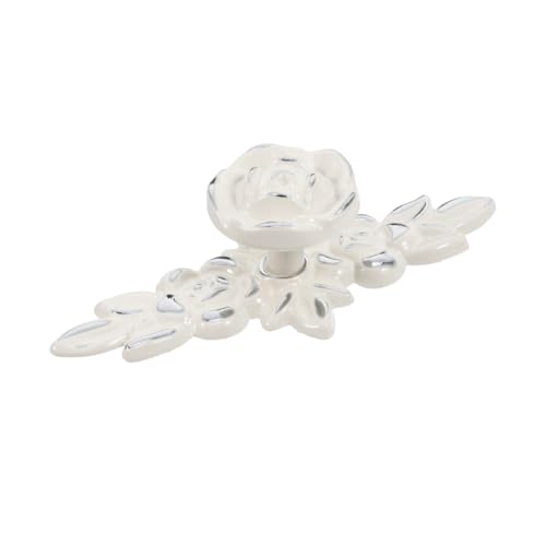 OSOLADY Rosen Schrankknöpfe im Vintage Stil Europäisches Design Möbelgriffe für Kommoden und Schränke Einfache Montage Modern Lackierte Oberfläche OSOLADY Rosen Schrankknöpfe im Vintage Stil Europäisches Design Möbelgriffe für Kommoden und Schränke Einfache Montage Modern Lackierte Oberfläche von OSOLADY